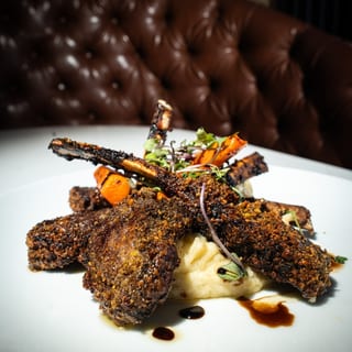 Pistachio Crusted Rack of Lamb